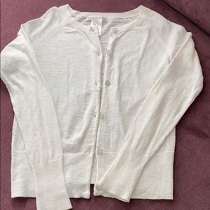 Lightweight button cardigan for girls